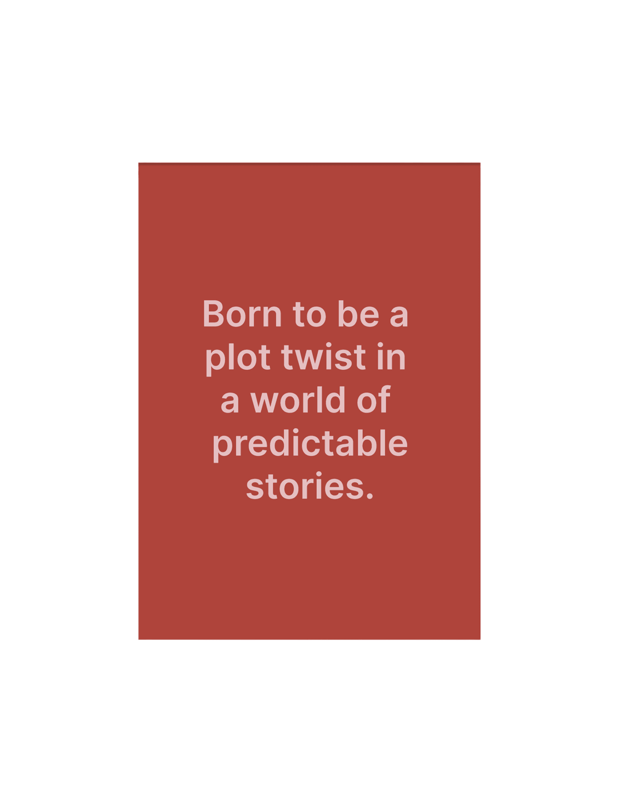 Листівка Plot Twist